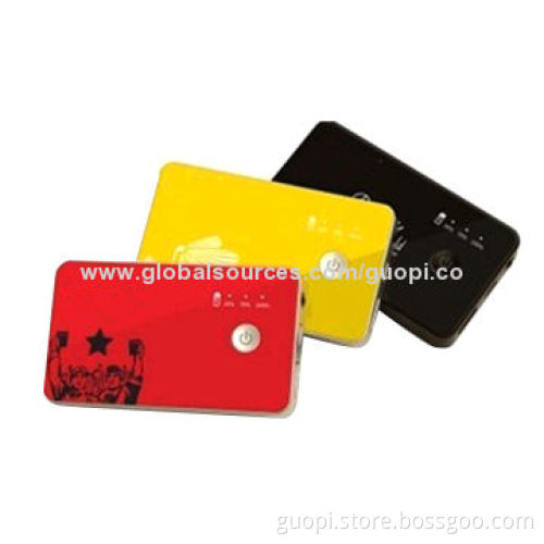 Power bank with card design and touch function